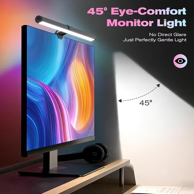 Tablet Accessories Aesthetic - USB Powered LED Monitor Light Bar,