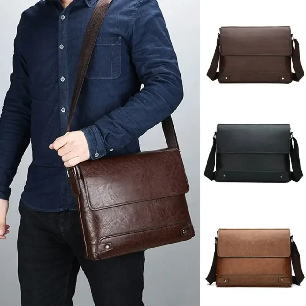 Tablet Shoulder Bag - Briefcase For Men PU Leather Tote