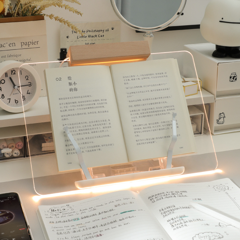 Acrylic Transparent Reading St - Laptop Tablet Accessories ulasan dan harga