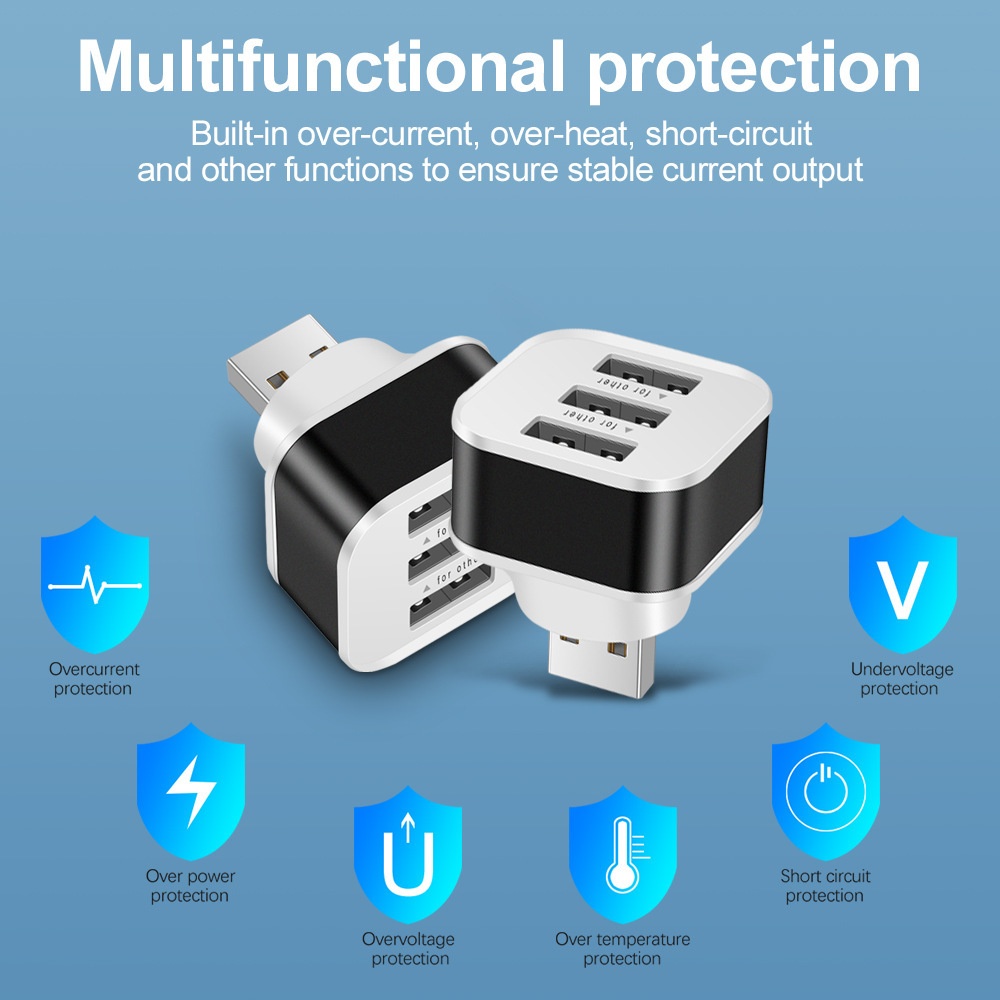 3 Port USB Slots Adaptor USB 3 - Laptop Tablet Accessories ulasan dan harga