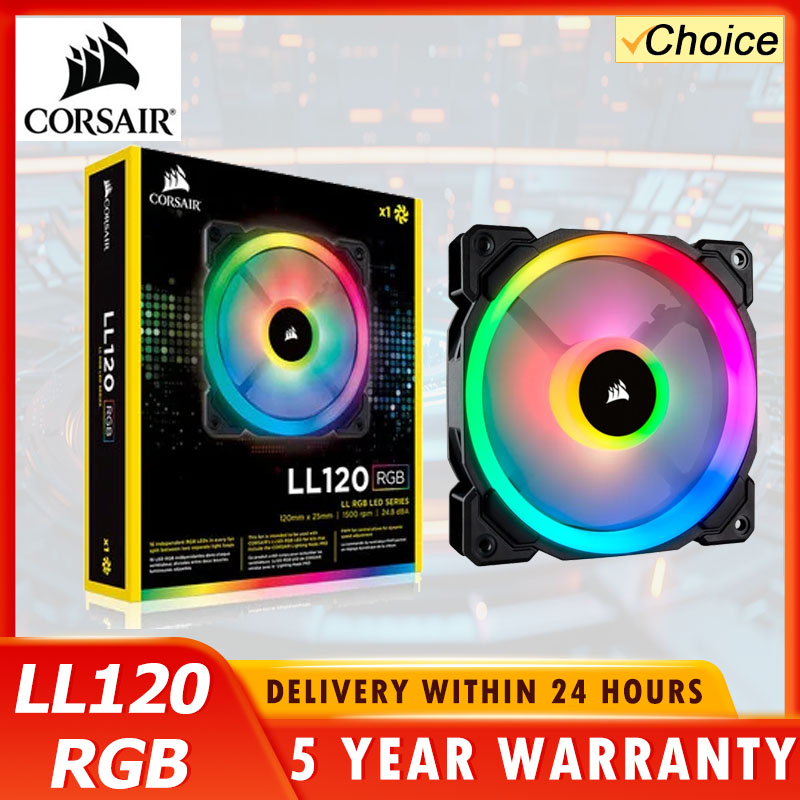 CORSAIR LL120 RGB 120mm Dual L - Tablet Accessories Aesthetic ulasan dan harga
