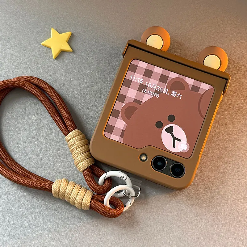 Cute Ears Hand Strap Hinge Cas - Motorola Tablet Accessories ulasan dan harga