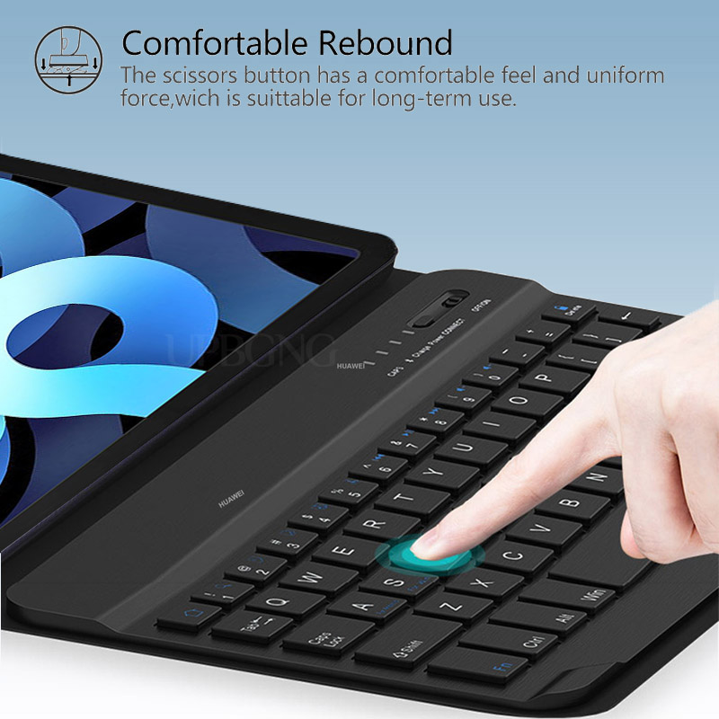 Case with Bluetooth Keyboard f - Tablet Accessories Keyboard ulasan dan harga