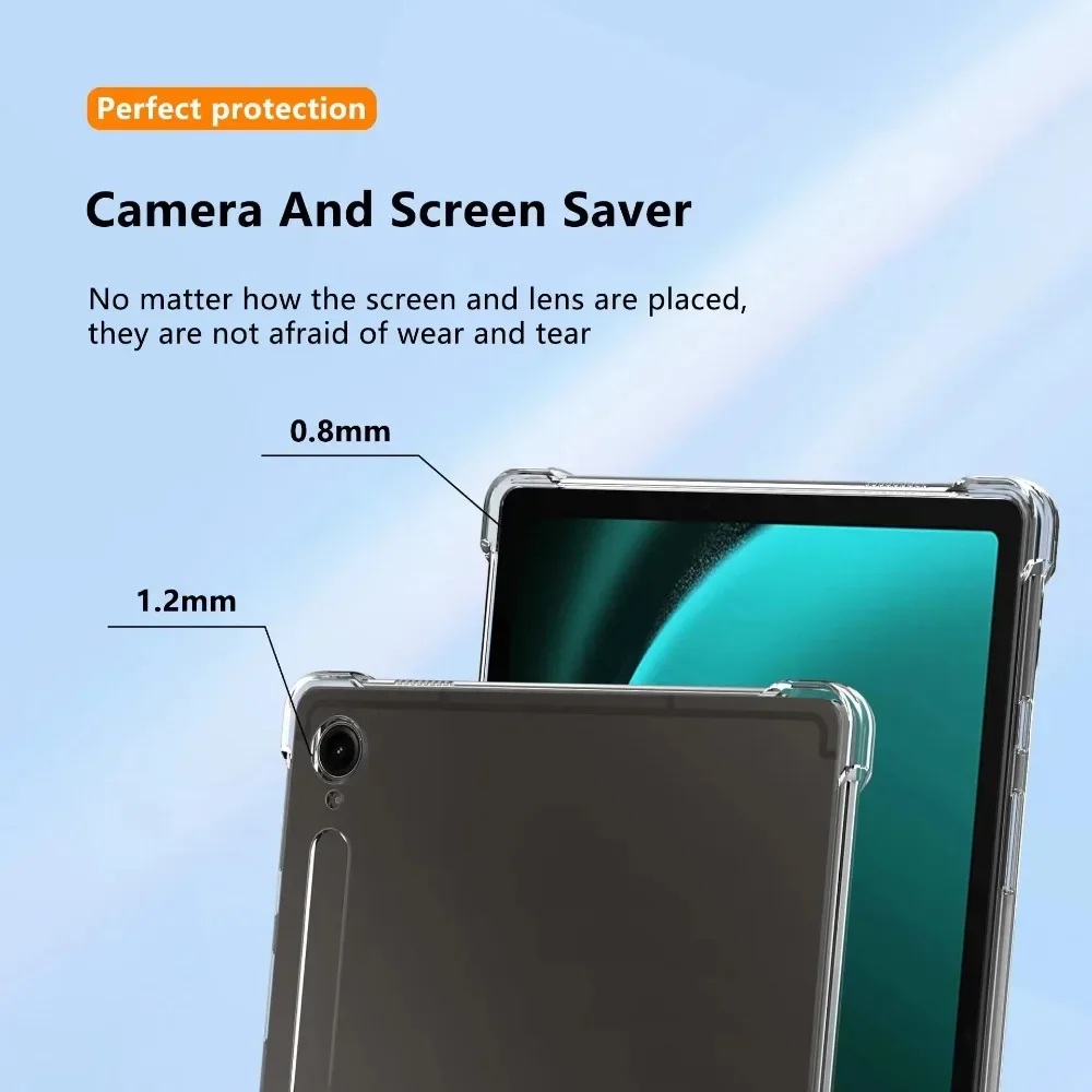 Silicon Case For Samsung Galax - Tablet S9 Fe Accessories ulasan dan harga