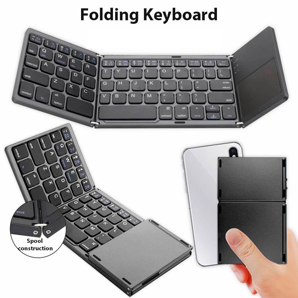 Mini Bluetooth Keyboard with T - Windows Tablet Accessories ulasan dan harga
