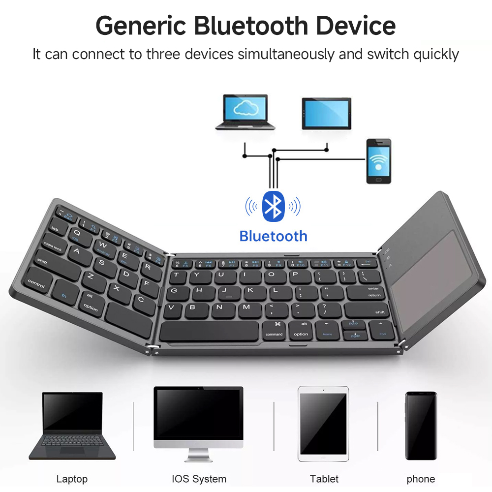 Mini Bluetooth Keyboard with T - Windows Tablet Accessories ulasan dan harga