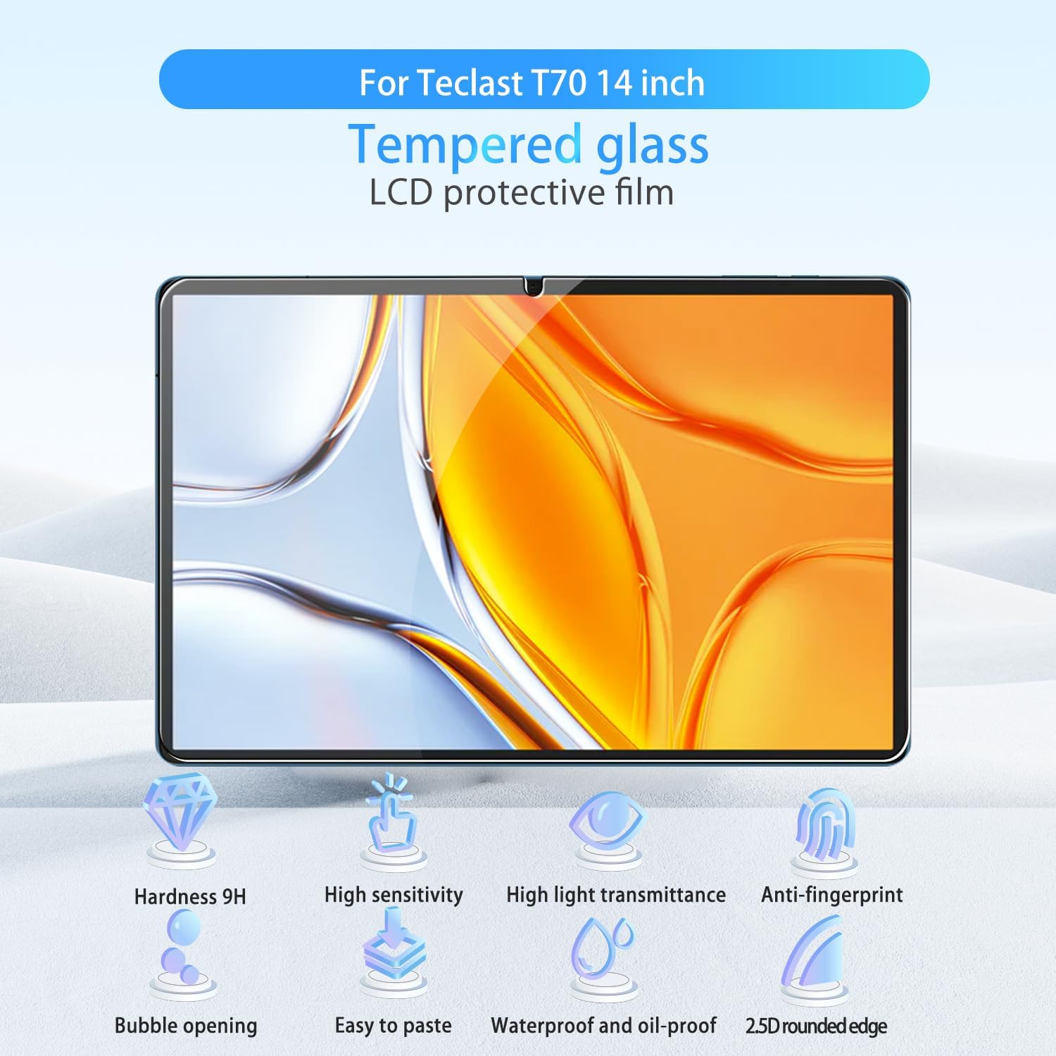 1PC Tempered Glass Screen Prot - Teclast Tablet Accessories ulasan dan harga