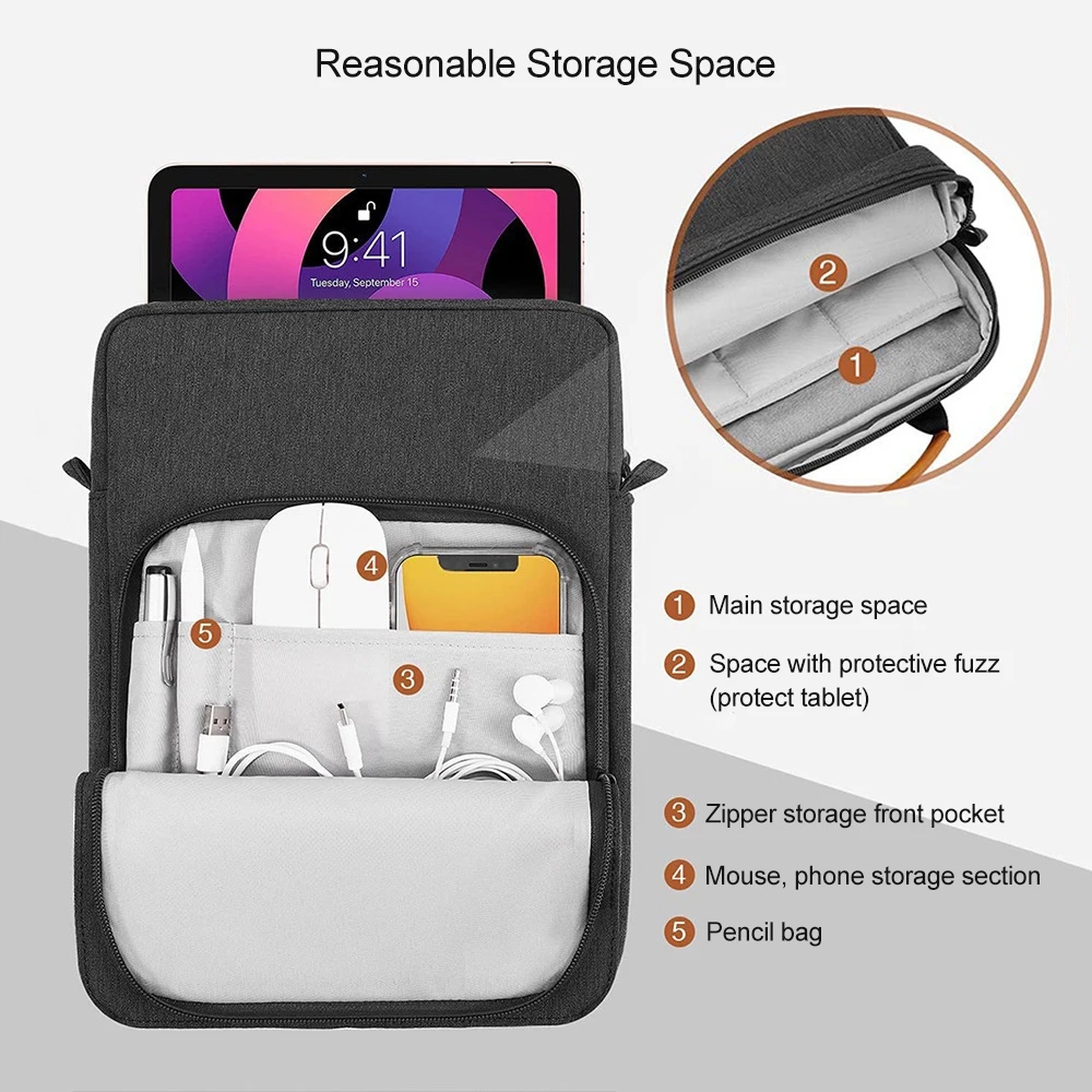 Laptop Handbag Cover For Macbo - Tablet Shoulder Bag ulasan dan harga