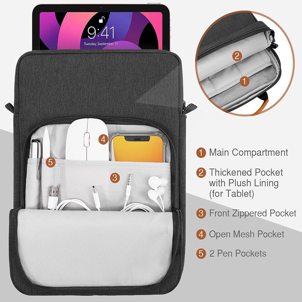 9/11/13.3 inch Tablet Sleeve C - Tablet Shoulder Bag ulasan dan harga