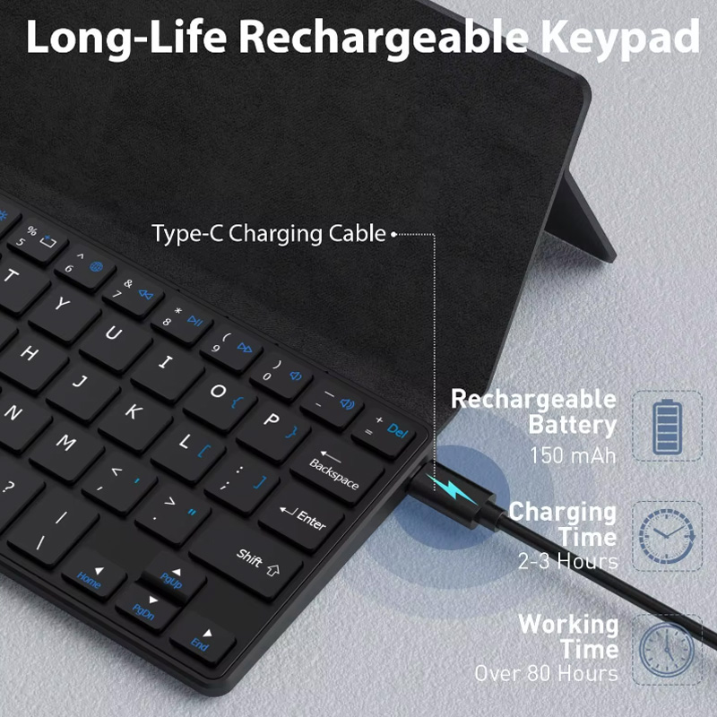 Mini Foldable Bluetooth Keyboa - Tablet Accessories Keyboard ulasan dan harga