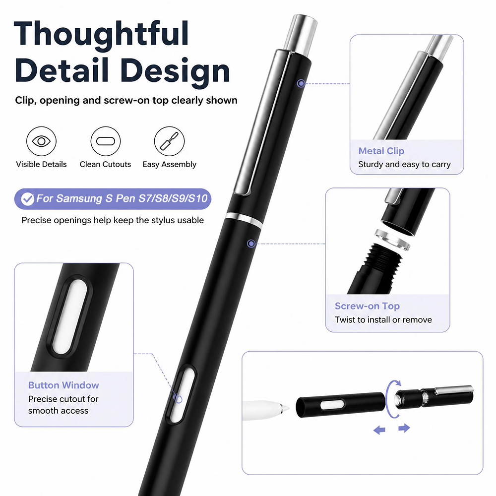 New Pencil Case S Pen For Sams - Tablet S9 Fe Accessories ulasan dan harga