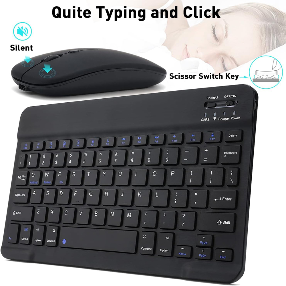 10 lnch Wireless  Bluetooth Mi - Tablet Accessories Keyboard ulasan dan harga