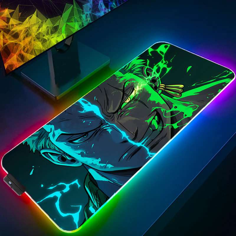 ONE PIECE Zoro Mouse Pad RGB G - Tablet Accessories Keyboard ulasan dan harga