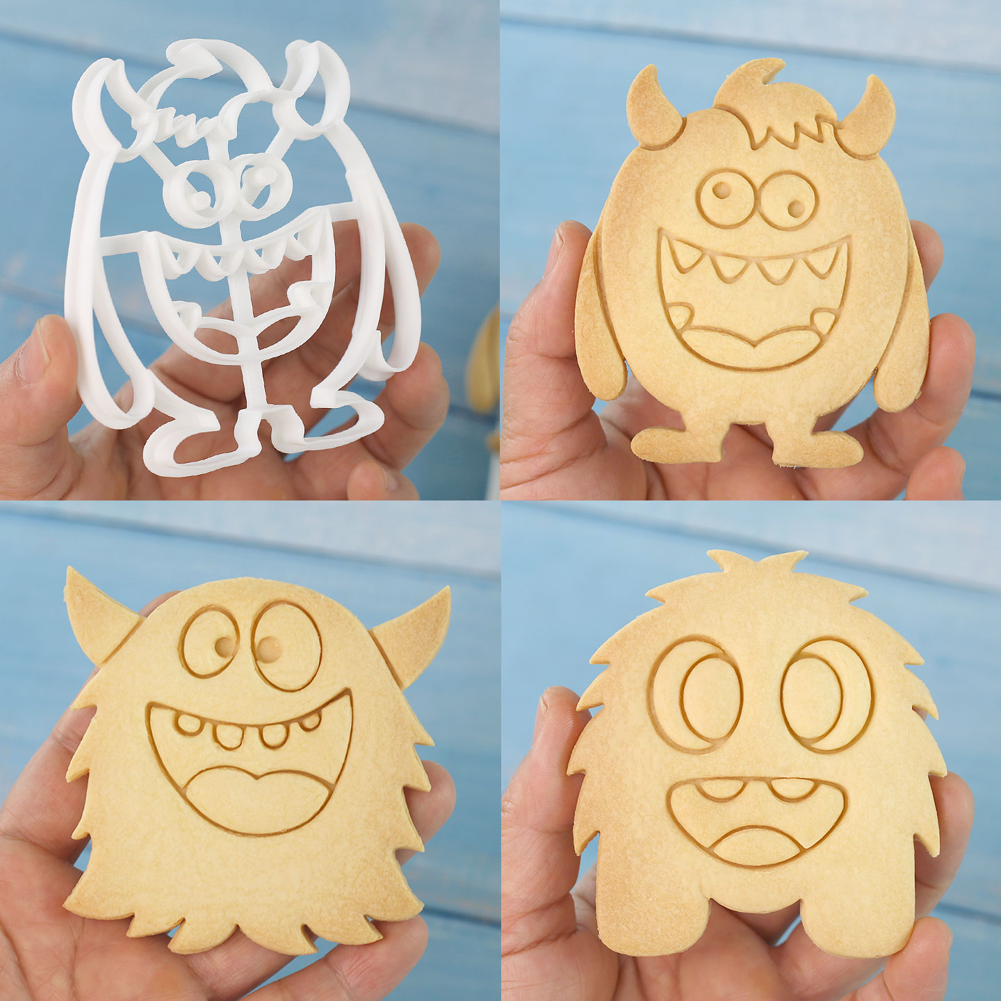 1 Pc/4 Pcs Large Monster Cooki - Tablet Accessories Aesthetic ulasan dan harga