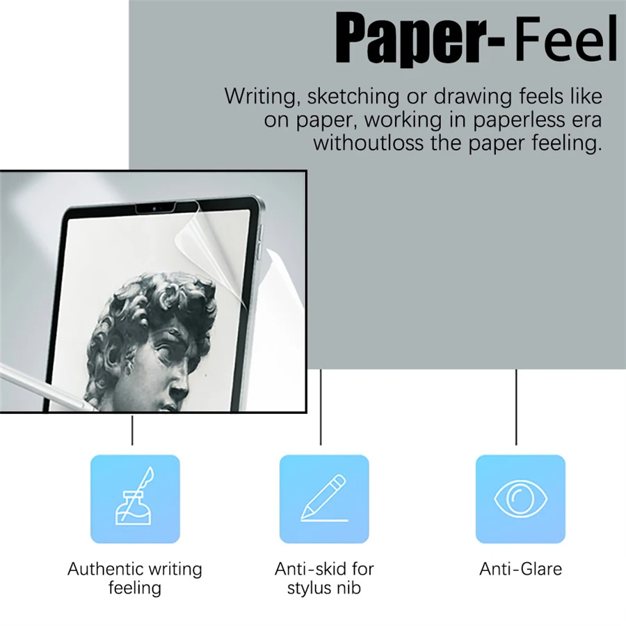 3Pcs Paper Feel Like Screen Pr - Teclast Tablet Accessories ulasan dan harga
