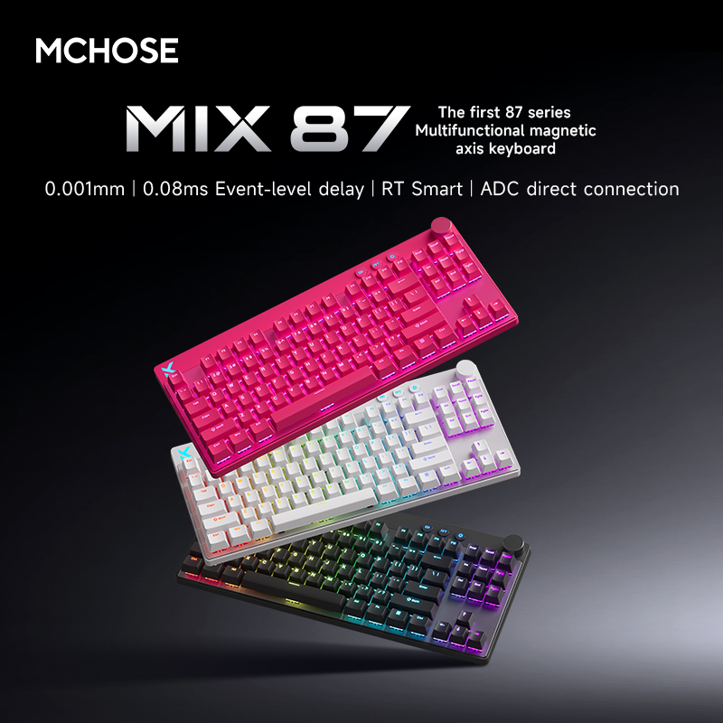 Mchose Mix87 Magnetic Swtich K - Tablet Accessories Keyboard ulasan dan harga