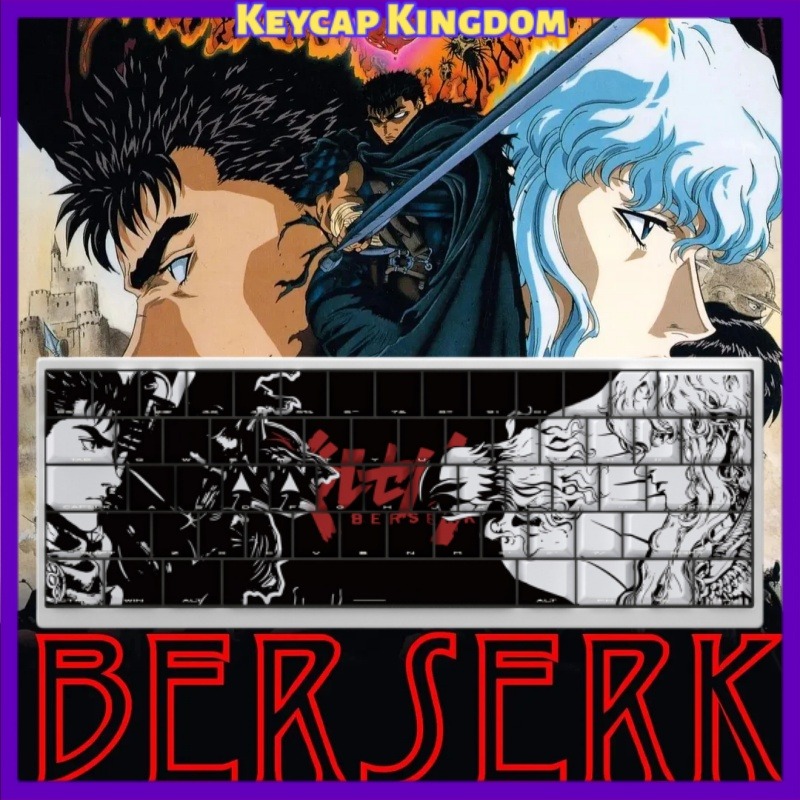 BERSERK Theme Anime Keycap 98  - Laptop Tablet Accessories ulasan dan harga