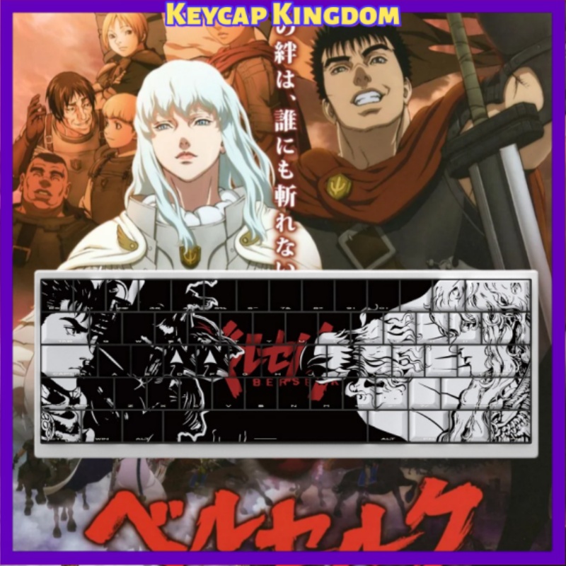 BERSERK Theme Anime Keycap 98  - Laptop Tablet Accessories ulasan dan harga