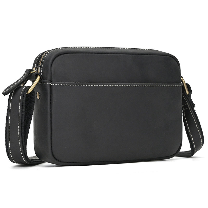 Crazy Horse leather men's cros - Tablet Shoulder Bag ulasan dan harga